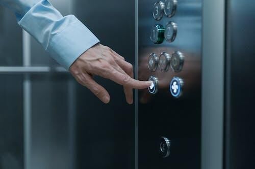 elevator installed in a home